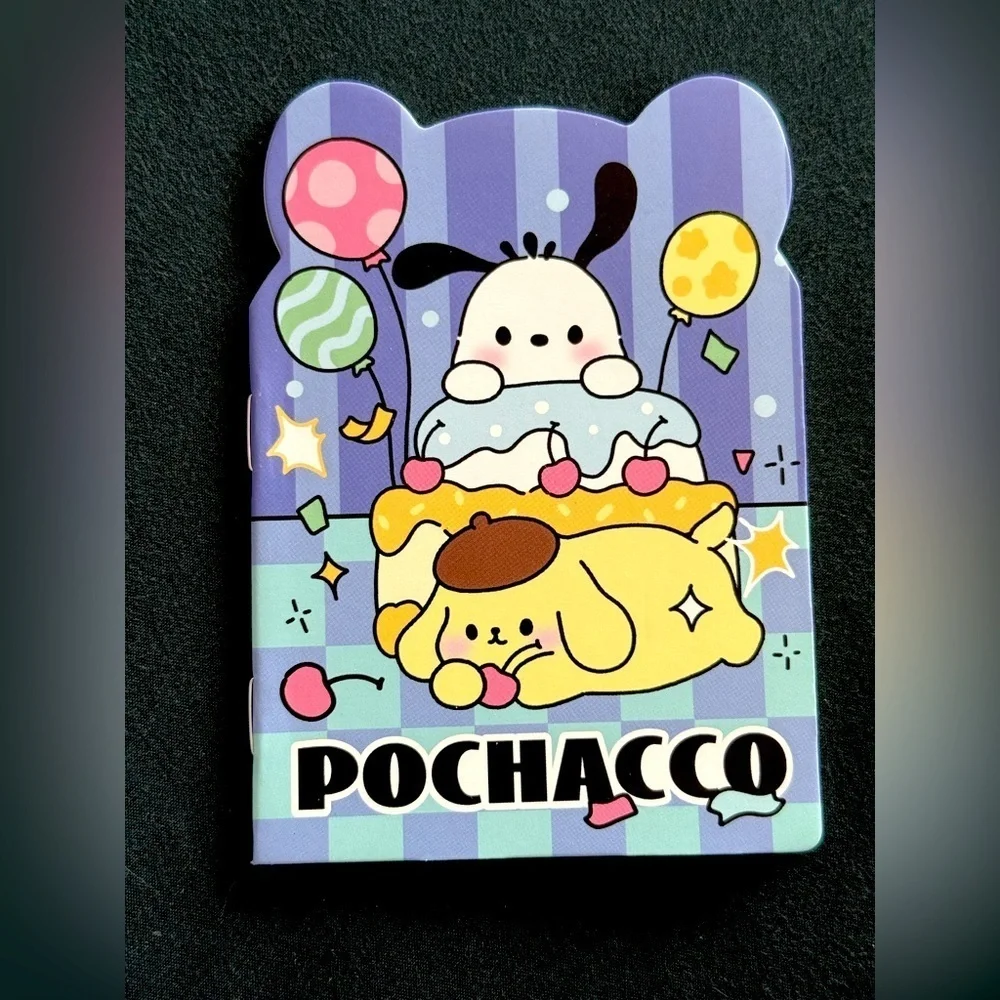 Sanrio Cute Fun Pochacco Themed Small Notebook- Great for writing notes and list